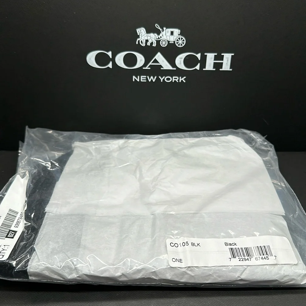 NWT Coach Rexy knit Beanie hat Dinosaur CO105 Limited Edition Cap Black Wool - Picture 2 of 6